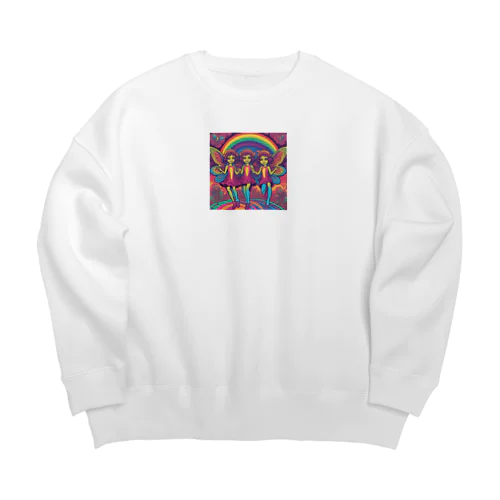 サイコパスな3人 Big Crew Neck Sweatshirt