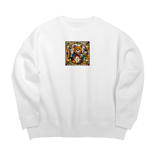 熊のクゥーさんグッズ Big Crew Neck Sweatshirt