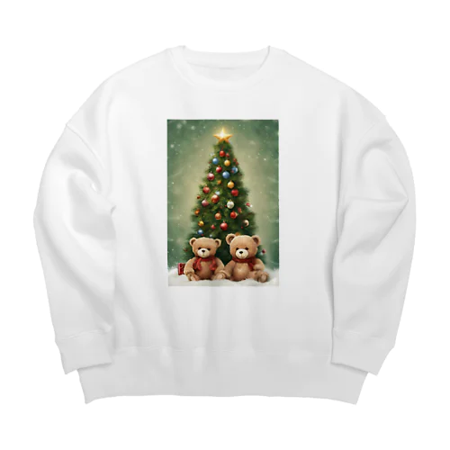 テディーベア兄弟のクリスマス Big Crew Neck Sweatshirt