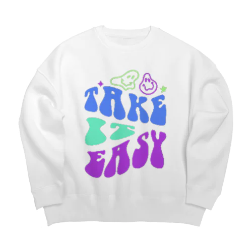 🌟 Take It Easy Apparel & Goods 🌟 Big Crew Neck Sweatshirt