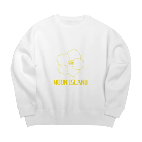 MOON ISLAND No.4 flower Big Crew Neck Sweatshirt