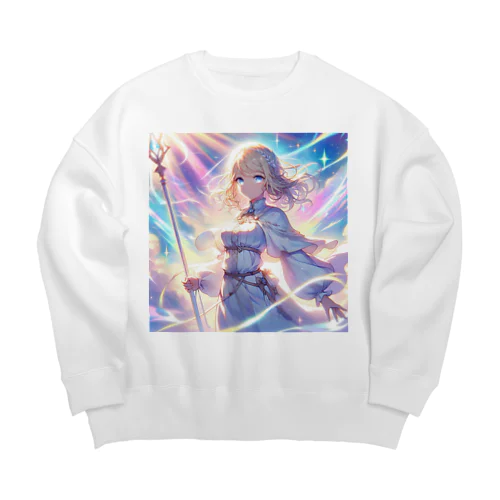 天空の女勇者 Big Crew Neck Sweatshirt