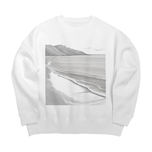 色の無い世界Ⅷ Big Crew Neck Sweatshirt