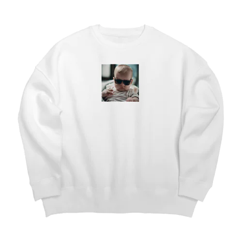 おい、タバコをくれ Big Crew Neck Sweatshirt