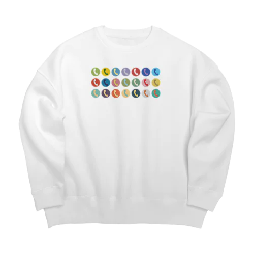 テレフォンマーク Big Crew Neck Sweatshirt