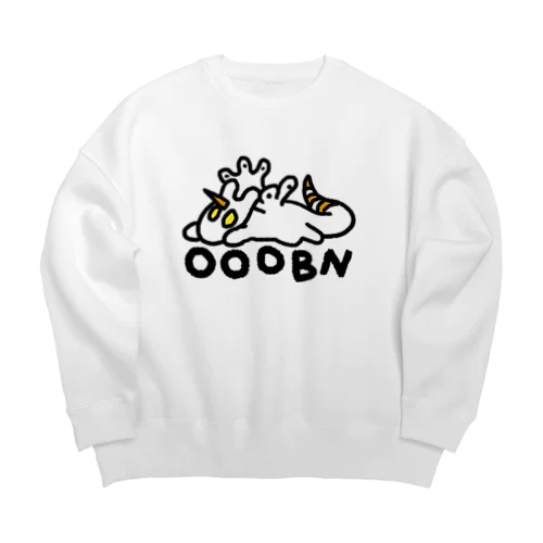 たれオオオバナ Big Crew Neck Sweatshirt