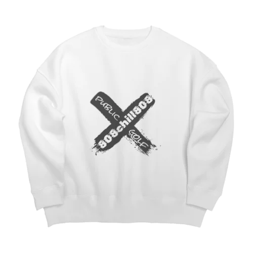 808chill808 Big Crew Neck Sweatshirt