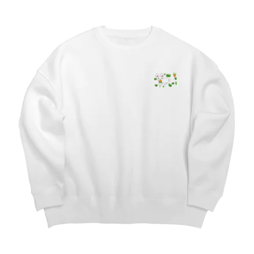 うさぎさん Big Crew Neck Sweatshirt