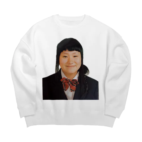 にこやかなちの Big Crew Neck Sweatshirt