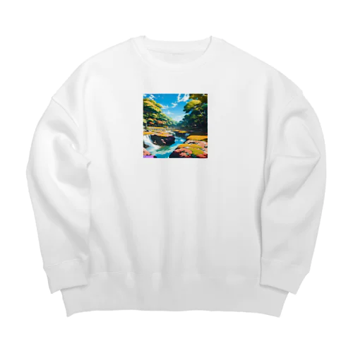 日本庭園 Big Crew Neck Sweatshirt