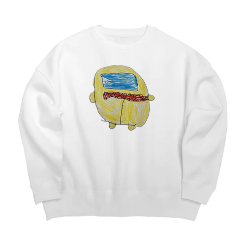 あもん Big Crew Neck Sweatshirt