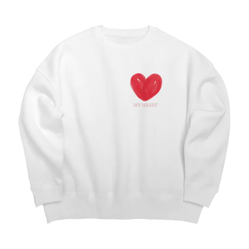 MY HEART  Big Crew Neck Sweatshirt