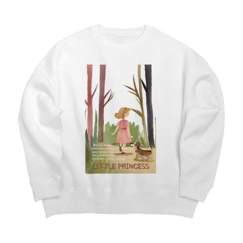 迷子のお姫様 Big Crew Neck Sweatshirt