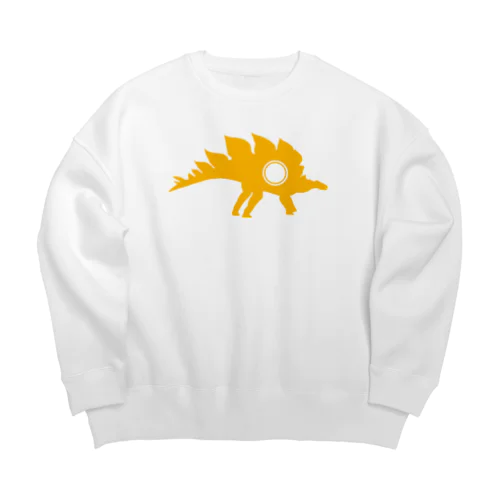 Dinosaurs monogram3 Big Crew Neck Sweatshirt