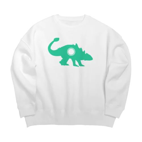 Dinosaurs monogram9 Big Crew Neck Sweatshirt