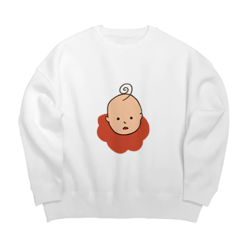 オレンジスタイの赤ちゃん Big Crew Neck Sweatshirt