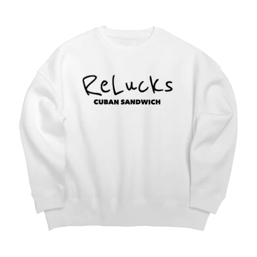 ロゴデザイン Big Crew Neck Sweatshirt