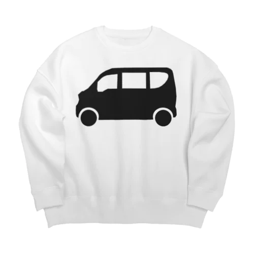 かわいいはたらくクルマ Big Crew Neck Sweatshirt