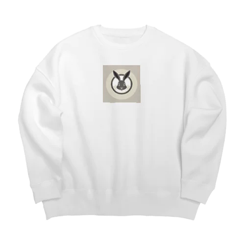 ウサギの真実 Big Crew Neck Sweatshirt