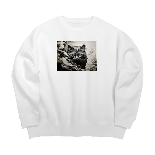 タマですけど何か？ Big Crew Neck Sweatshirt