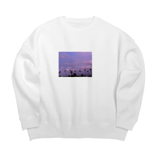 南国の冬空 Big Crew Neck Sweatshirt