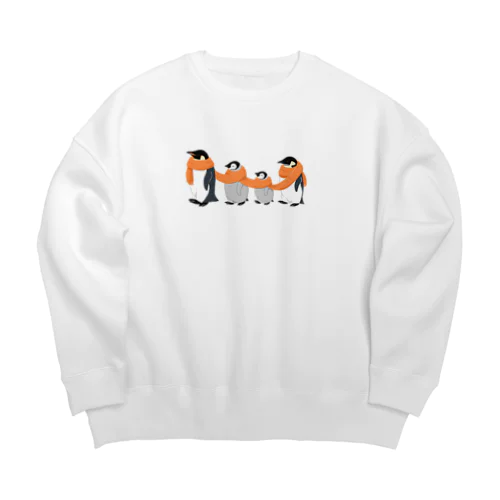 ぬくぬく行進 Big Crew Neck Sweatshirt