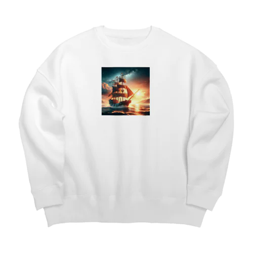 冒険船🚢✨ Big Crew Neck Sweatshirt