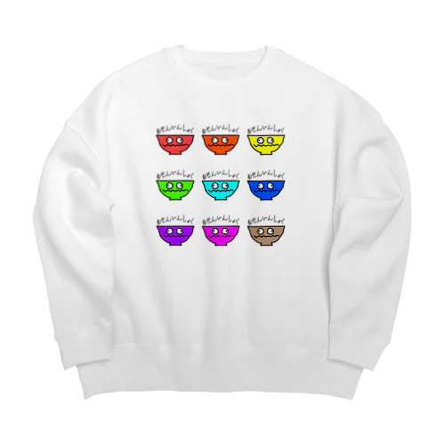 めし Big Crew Neck Sweatshirt