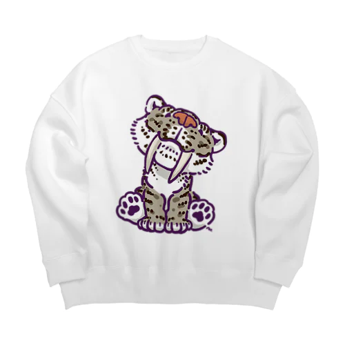 お座りスミロドンちゃん Big Crew Neck Sweatshirt