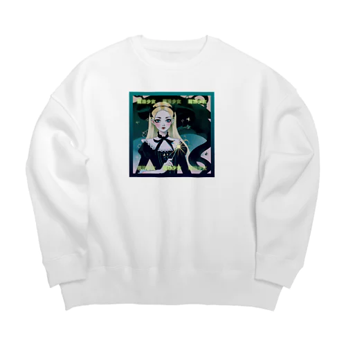 魔法少女 Big Crew Neck Sweatshirt