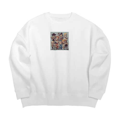 グリッドダラー Big Crew Neck Sweatshirt