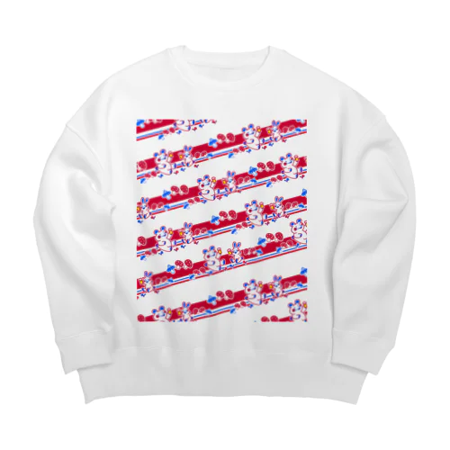 ビアピクニック Big Crew Neck Sweatshirt