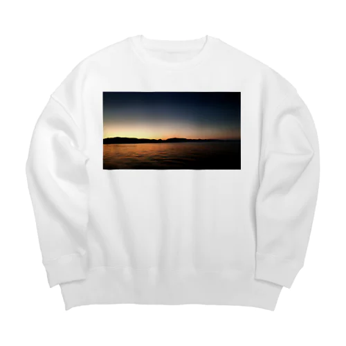 夕陽 Big Crew Neck Sweatshirt