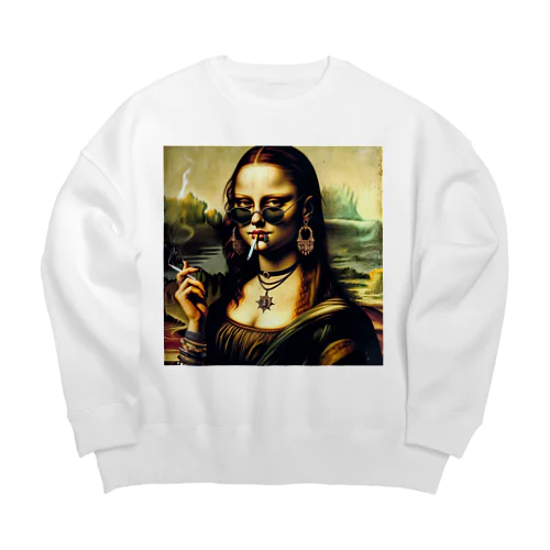 ぐれたモナリザ Big Crew Neck Sweatshirt