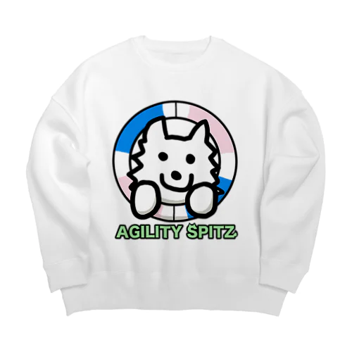 AGILITY SPITZ「タイヤからこんにちは！」 ビッグシルエットスウェット