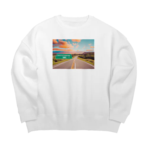 PositiveThinking Big Crew Neck Sweatshirt