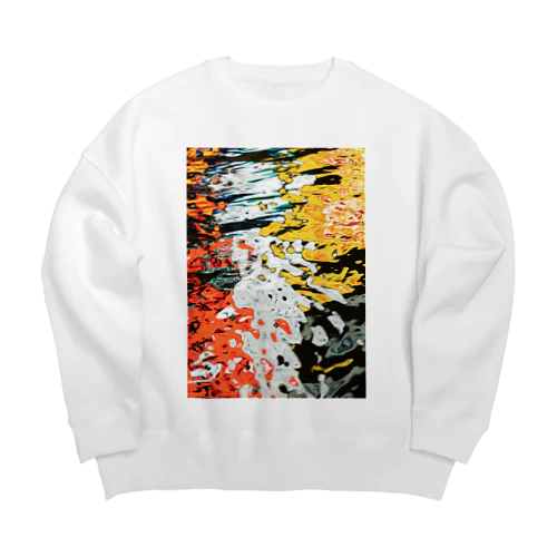 混沌の川 Big Crew Neck Sweatshirt