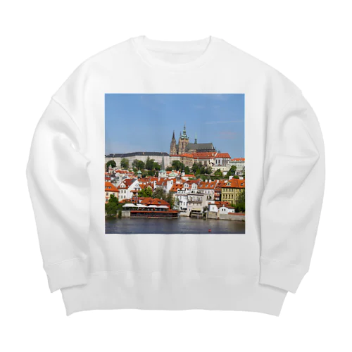 プラハ城 Big Crew Neck Sweatshirt