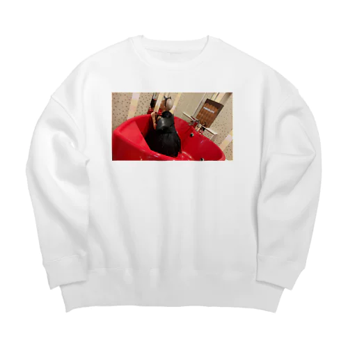 小悪魔坊主女子 Big Crew Neck Sweatshirt