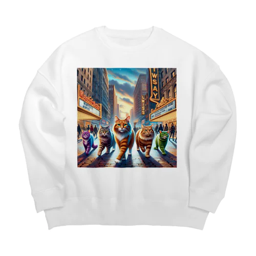 ブロードウェイキャッツ Big Crew Neck Sweatshirt