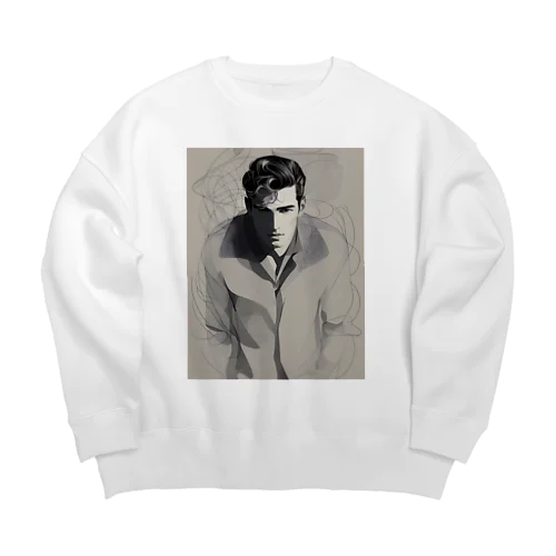 アートデコダンディーズ Big Crew Neck Sweatshirt