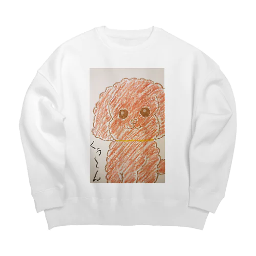 モコくぅ～ん Big Crew Neck Sweatshirt