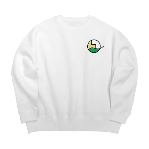 凹凸ラボ（ロゴのみ） Big Crew Neck Sweatshirt