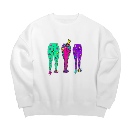 Oshiri Big Crew Neck Sweatshirt