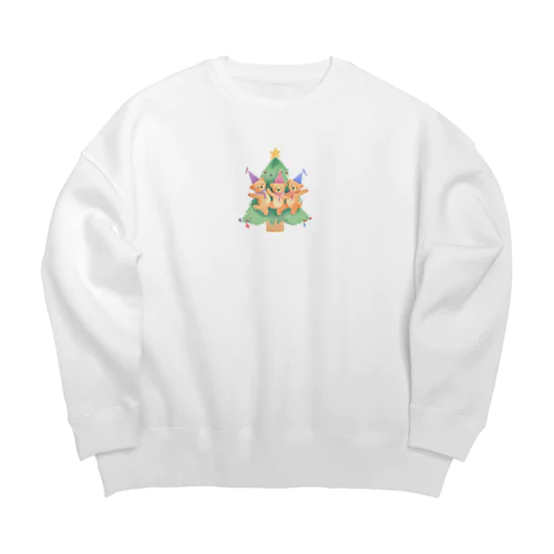 クリスマスベアーズ Big Crew Neck Sweatshirt