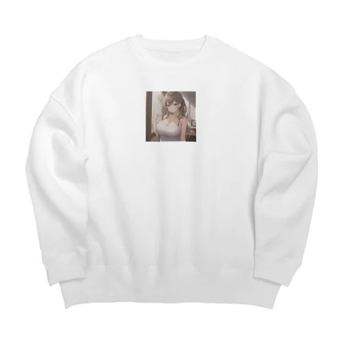 星空の冒険 Big Crew Neck Sweatshirt