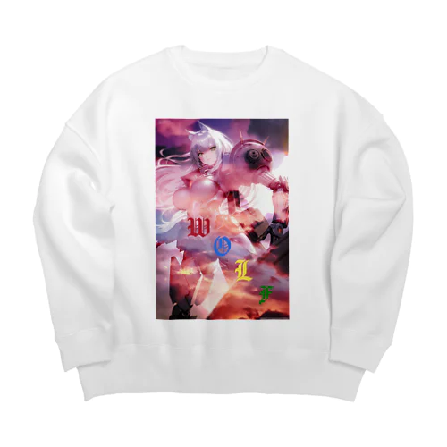 Cyber WORF Knight Big Crew Neck Sweatshirt