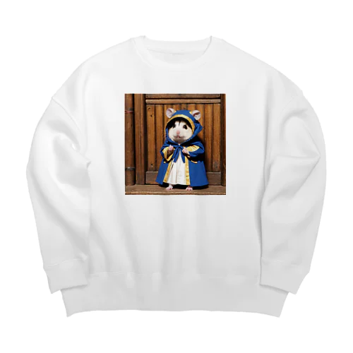 激カワ　中世ヨーロッパ風のハムハム Big Crew Neck Sweatshirt