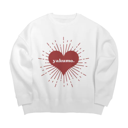 yakumo.オリジナルグッズ Big Crew Neck Sweatshirt