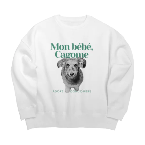 ミニシュナかごめの大好物 Big Crew Neck Sweatshirt